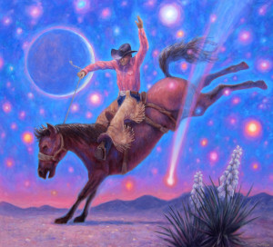 Starry Night Saddle Bronc