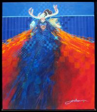 Black Tail Deer Shaman
Jim Nelson
25" x 21"
acrylic on canvas
$2350