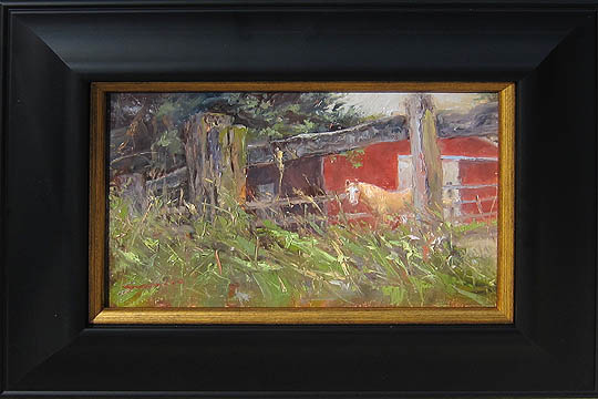 Fenced Horse
James Swanson
18.75" x 23.75"
oil on panel
$725