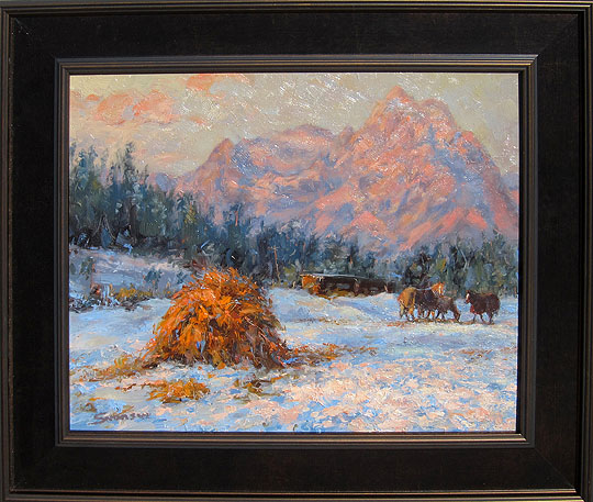Hay Day
James Swanson
22" x 26"
oil on panel
$1400