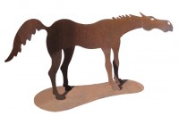 Indian Pony
Doug Weigel
55" x 108"
steel sculpture with patina
$3500