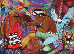 The Good Samartian 24" x 30"by Amy Watts