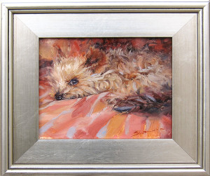 Pup on a Rug,  James Swanson