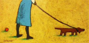 Blue Dress Walking, Jaime Ellsworth