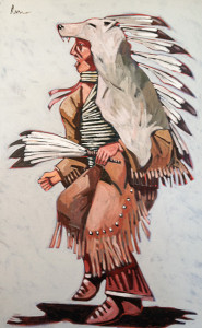 White Wolf Robe Dancer, Thom Ross