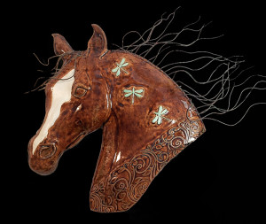 Dragonfly Stallion Head, Michelle MacKenzie