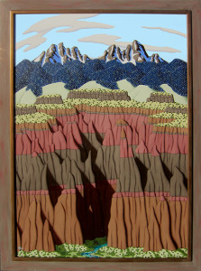 The Canyon, 49.5" x 35.5" oil on panel
