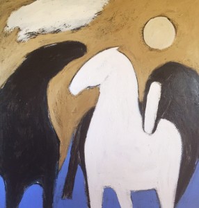 Three Wild Horses