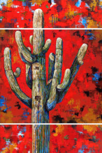 Shades of Red by Diane F Barbee, 72" x 48"