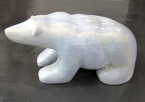 On the Move by Jess Davila, 8.5" x 16" x 9.75", Australian Marble