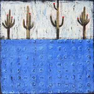 Saguaro Quad by Nancy Pendleton 12" x 12"
