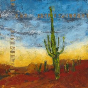 Backyard by Melissa Johnson 36" x 36"