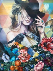 Birds of a Feather by Andrea Peterson 48" x 36"
