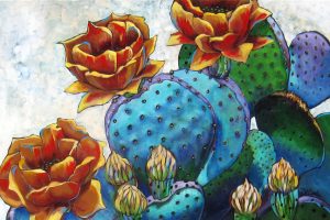 Prickly by Diane F Barbee 24" x 36"