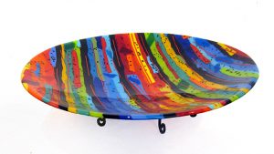 Lots of Color Bowl by Sue Goldsand, 17.5 diameter
