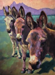 Webber Guarding the Tetons 40 x 30”