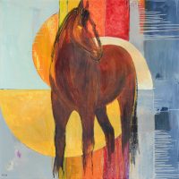 Stallion
Brenda Bredvik 
48" x 48"
oil on canvas
$5800