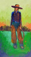 Cowgirl
Brenda Bredvik
56" x 30"
oil on canvas
$4600
