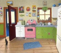 The Artist's Kitchen #3
Jeff Cochran
64" x 74"
oil on canvas