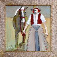 Chaps
Peggy McGivern
14.5" x 14.5"
acrylic on canvas
$1050
