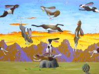 Competing For the Attention
Timothy Chapman
36" x 48"
acrylic on canvas
$4200