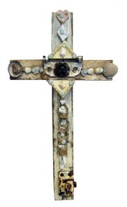 Elder's Cross by Charles Davison, 14" x 8", mixed media, $175