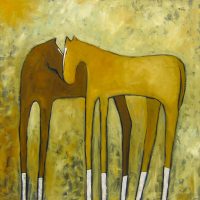 Two of a Kind
Jaime Ellsworth 
36" x 36"
oil on canvas
$2700