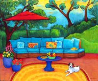 Indy's Sweet Afternoon
Judy Feldman
30" x 36"
oil on canvas
$2300