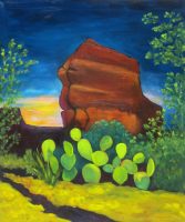 Sedona Sunset
Judy Feldman
36" x 30"
oil on canvas
$2300
