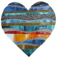 Sunset Love Wall Heart
Sue Goldsand
12.75" x 12.5"
glass
$585
