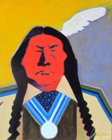 One Feather VII
Lance Green
20" x 16"
acrylic on canvas
$950
