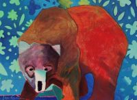 Red Bear
Lance Green
18" x 24"
acrylic on canvas
$1200
