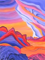 Glorious Monsoon Sunset
Judy Choate
40" x 30"
acrylic on canvas
$2340
