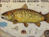 German Brown Trout
Melinda K. Hall
16" x 20"
oil on canvas
$2900