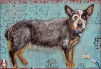 Cattle Dog, Cowpoke, Cattle Prod
Melinda K. Hall
28" x 40"
oil on canvas
$6500