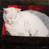 Cat in the Box
Patricia Hunter
8" x 8"
watercolor
$150