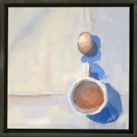 Coffee and Eggs
Sara Newton
13.5" x 13.5"
oil on canvas
$425