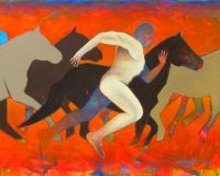 Running with the Horses
Lance Green
48" x 60"
acrylic on canvas
$6200