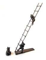 Triple Trouble
Barbara Duzan 
22" x 6" x 10"
bronze
$3300