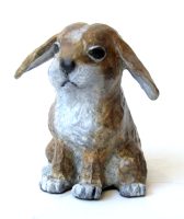 Flopsy
Barbara Duzan 
4.5" x 4" x 4"
bronze
$650