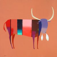 Bull Honkey
Trevor Mikula 
36" x 36"
acrylic on canvas
$2150