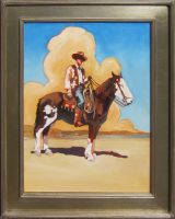 Yampa Cowboy 1940
Peggy Judy
30" x 24"
oil on canvas
$2160