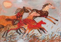 Running Free
Monika Rossa
49-1/2" x 68-3/4"
oil on panel
$4200