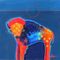 Tatonka Wakan
Jim Nelson
10" x 10"
acrylic on canvas
$500