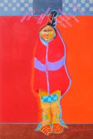 Heyoka (Restorer)
Jim Nelson
18" x 12"
acrylic on panel
$975