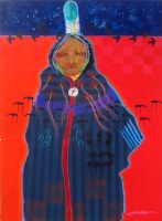 Worm Father of Crazy Horse
Jim Nelson
36" x 24"
acrylic on panel
$3900