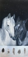 New Moon
Andrea Peterson
36" x 18"
oil and silver leaf on canvas
$2100