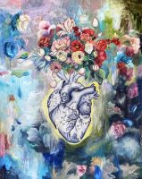 Floral Heart
Andrea Peterson
50" x 40"
oil on canvas
$4200