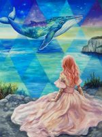 Starry Whale Wish
Andrea Peterson
16" x 12"
oil on panel
$675