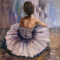 Lavender Ballerina
Andrea Peterson
12" x 12"
oil on canvas
$500
